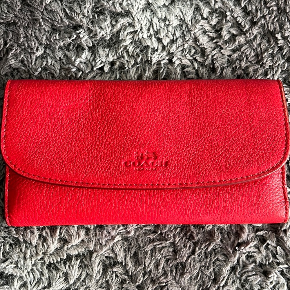 Coach Wallet with Checkbook holder